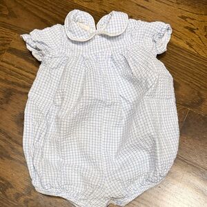 Charming Blue and White Checkered Kids Bubble